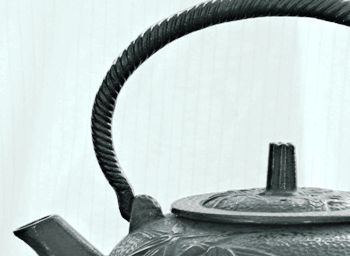 This art photo of a cast iron teapot was taken by photographer John Frenzel from Millbrook, New York. 